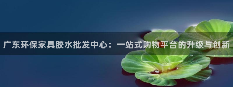 沐鸣管网登录：广东环保家具胶水批发中心：一站式购物平台的升级